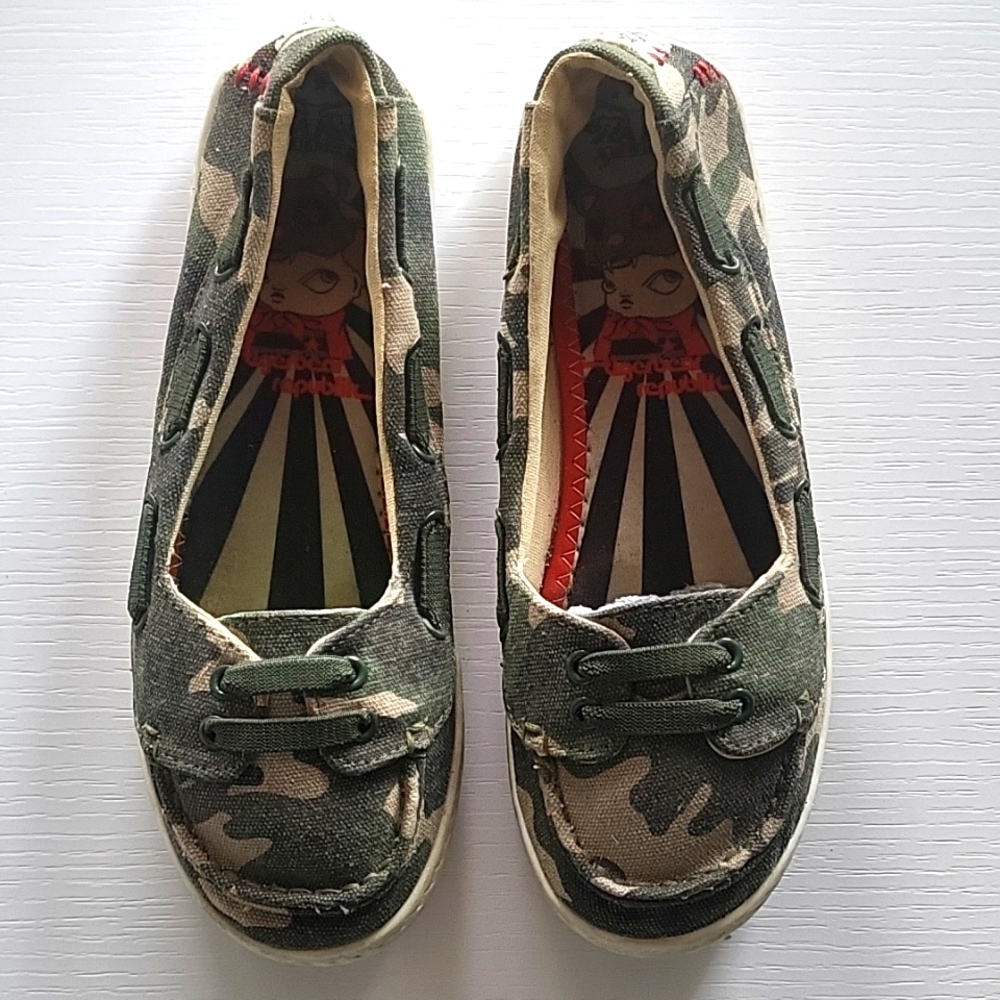 Tigerbear Republic Camo Loafers